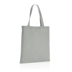 Vue Sac tote bag en coton recyclé 145 gr Impact AWARE™ de couleur gris| Krokrodeal