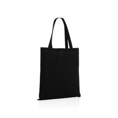 Vue Sac tote bag en coton recyclé 145 gr Impact AWARE™ de couleur noir| Krokrodeal
