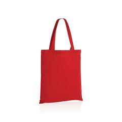 Vue Sac tote bag en coton recyclé 145 gr Impact AWARE™ de couleur rouge| Krokrodeal