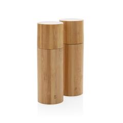 Vue Set poivre et sel en bambou Ukiyo de couleur marron| Krokrodeal