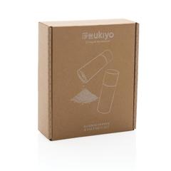 Vue Set poivre et sel en bambou Ukiyo de couleur marron| Krokrodeal