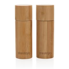 Vue Set poivre et sel en bambou Ukiyo de couleur marron| Krokrodeal