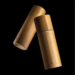 Vue Set poivre et sel en bambou Ukiyo de couleur marron| Krokrodeal