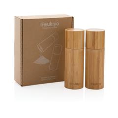 Vue Set poivre et sel en bambou Ukiyo de couleur marron| Krokrodeal