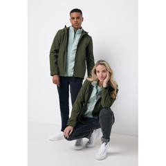 Vue Veste femme soft shell en polyester recyclé Iqoniq Makalu de couleur vert| Krokrodeal
