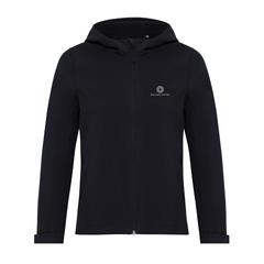 Vue Veste femme soft shell en polyester recyclé Iqoniq Makalu de couleur noir| Krokrodeal