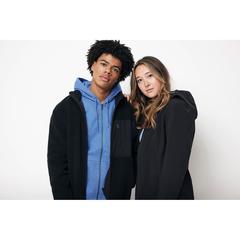 Vue Veste femme soft shell en polyester recyclé Iqoniq Makalu de couleur noir| Krokrodeal
