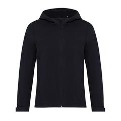 Vue Veste femme soft shell en polyester recyclé Iqoniq Makalu de couleur noir| Krokrodeal