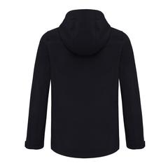 Vue Veste femme soft shell en polyester recyclé Iqoniq Makalu de couleur noir| Krokrodeal