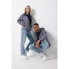 Vue Veste femme soft shell en polyester recyclé Iqoniq Makalu de couleur gris| Krokrodeal