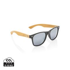 Lunettes de soleil en fibre de paille et bambou publicitaire pas cher
