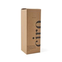 Vue VINGA Bouteille isotherme 580 ml en acier RCS Ciro de couleur gris| Krokrodeal