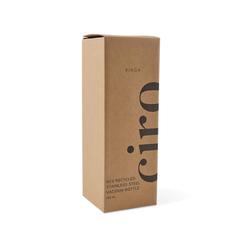 Vue VINGA Bouteille isotherme 580 ml en acier RCS Ciro de couleur blanc| Krokrodeal