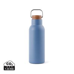 Vue VINGA Bouteille isotherme 580 ml en acier RCS Ciro de couleur bleu| Krokrodeal