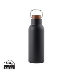 Vue VINGA Bouteille isotherme 580 ml en acier RCS Ciro de couleur noir| Krokrodeal