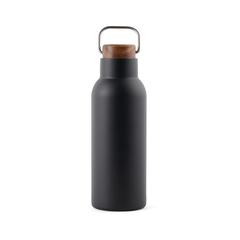Vue VINGA Bouteille isotherme 580 ml en acier RCS Ciro de couleur noir| Krokrodeal