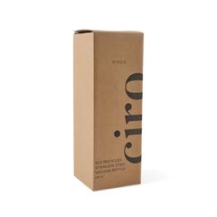 Vue VINGA Bouteille isotherme 580 ml en acier RCS Ciro de couleur noir| Krokrodeal