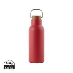 Vue VINGA Bouteille isotherme 580 ml en acier RCS Ciro de couleur rouge| Krokrodeal