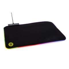 Vue Tapis de souris gaming RGB de couleur noir| Krokrodeal