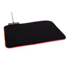 Vue Tapis de souris gaming RGB de couleur noir| Krokrodeal
