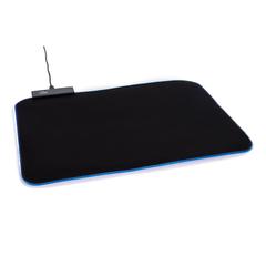 Vue Tapis de souris gaming RGB de couleur noir| Krokrodeal