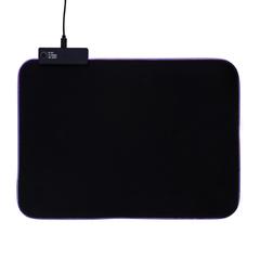 Vue Tapis de souris gaming RGB de couleur noir| Krokrodeal