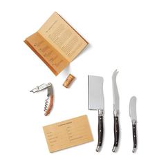 Vue VINGA Couteaux à fromage Gigaro de couleur gris| Krokrodeal