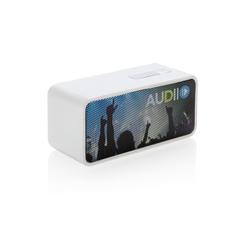 Vue Enceinte DJ de couleur blanc| Krokrodeal