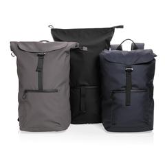 Vue Sac à dos ordinateur 15,6" en rPET déperlant Impact AWARE™ de couleur gris| Krokrodeal
