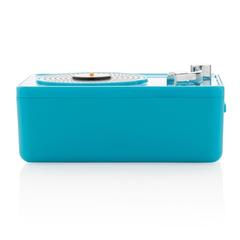 Vue Mini enceinte 3W rétro de couleur bleu| Krokrodeal