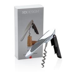 Vue Tire-bouchon double appui Eon de couleur gris| Krokrodeal