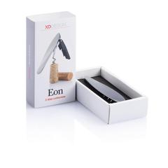 Vue Tire-bouchon double appui Eon de couleur gris| Krokrodeal