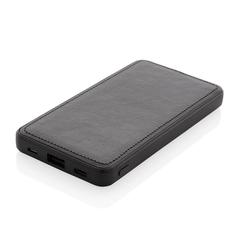 Vue Batterie de secours 10.000 mAh Tusca de couleur noir| Krokrodeal