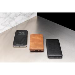 Vue Batterie de secours 10.000 mAh Tusca de couleur noir| Krokrodeal