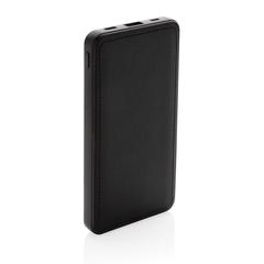 Vue Batterie de secours 10.000 mAh Tusca de couleur noir| Krokrodeal