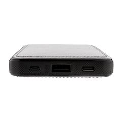 Vue Batterie de secours 10.000 mAh Tusca de couleur noir| Krokrodeal
