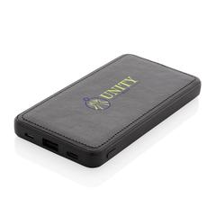 Vue Batterie de secours 10.000 mAh Tusca de couleur noir| Krokrodeal