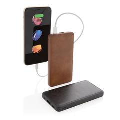 Vue Batterie de secours 10.000 mAh Tusca de couleur noir| Krokrodeal