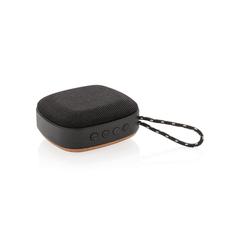 Vue Enceinte en liège 5W Baia de couleur noir| Krokrodeal