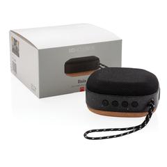 Vue Enceinte en liège 5W Baia de couleur noir| Krokrodeal