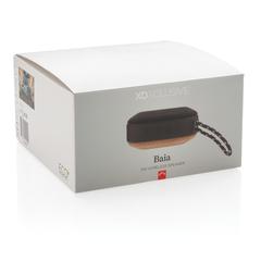 Vue Enceinte en liège 5W Baia de couleur noir| Krokrodeal