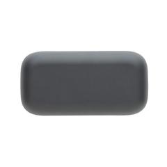 Vue Écouteurs en plastique recyclé RCS Urban Vitamin Pacifica de couleur gris| Krokrodeal