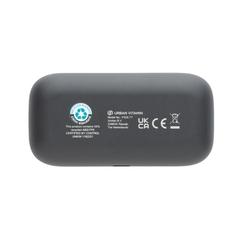 Vue Écouteurs en plastique recyclé RCS Urban Vitamin Pacifica de couleur gris| Krokrodeal