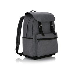 Vue Sac à dos pour ordinateur portable avec sangles magnétiques de couleur gris| Krokrodeal