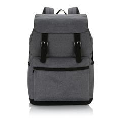 Vue Sac à dos pour ordinateur portable avec sangles magnétiques de couleur gris| Krokrodeal