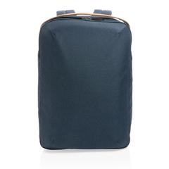 Vue Sac à dos ordinateur two tone deluxe Impact AWARE™ 300D de couleur bleu| Krokrodeal
