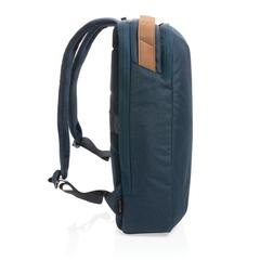 Vue Sac à dos ordinateur two tone deluxe Impact AWARE™ 300D de couleur bleu| Krokrodeal