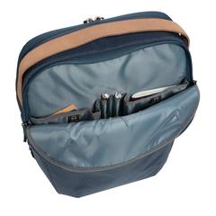 Vue Sac à dos ordinateur two tone deluxe Impact AWARE™ 300D de couleur bleu| Krokrodeal