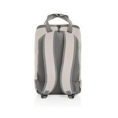 Vue Sac à dos pour ordinateur 14'' en rPET AWARE™ Sienna de couleur beige| Krokrodeal