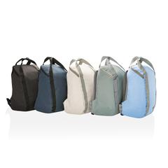Vue Sac à dos pour ordinateur 14'' en rPET AWARE™ Sienna de couleur beige| Krokrodeal